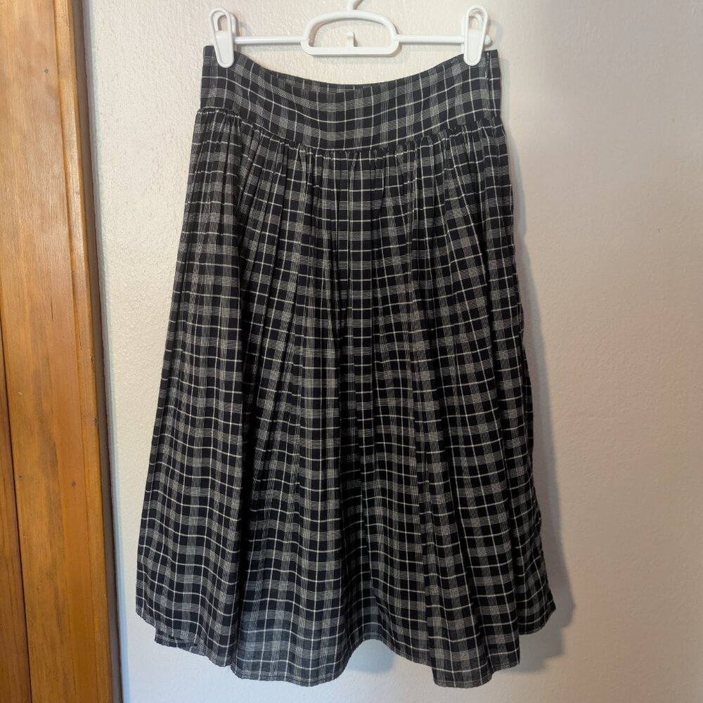 Paper Crown | Plaid Skirt